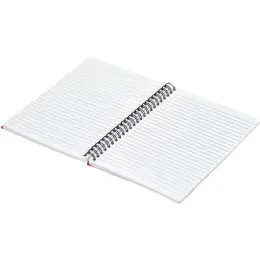 Altitude Noodle A5 Spiral Notebook Red Open